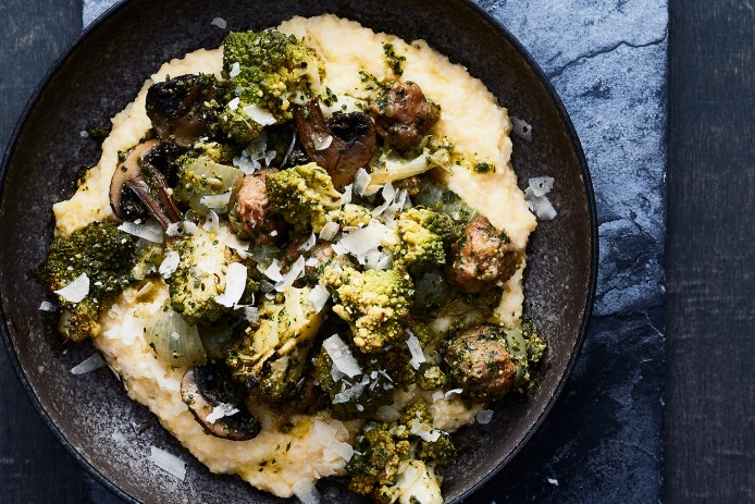 Roasted Romanesco Polenta