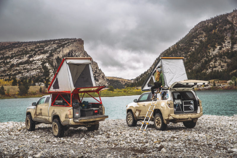 Car roof clearance camper