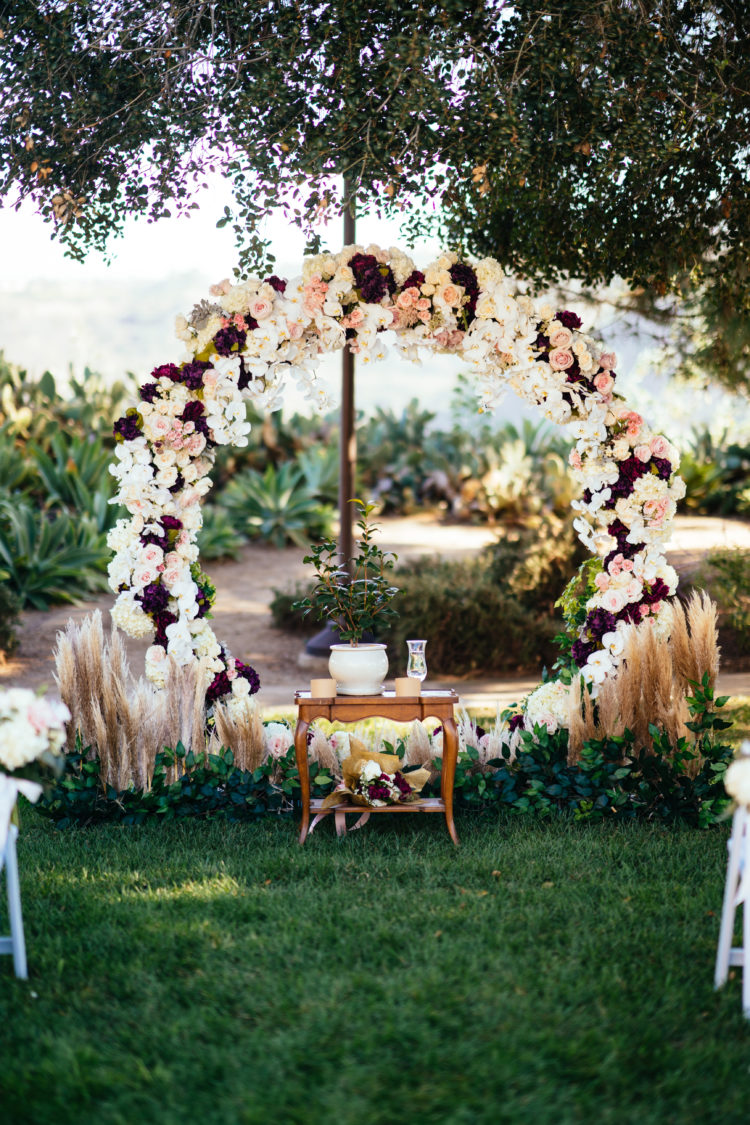 wedding planner garden scene