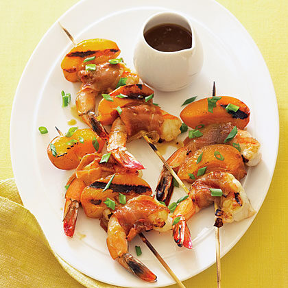 Apricot Shrimp Skewers