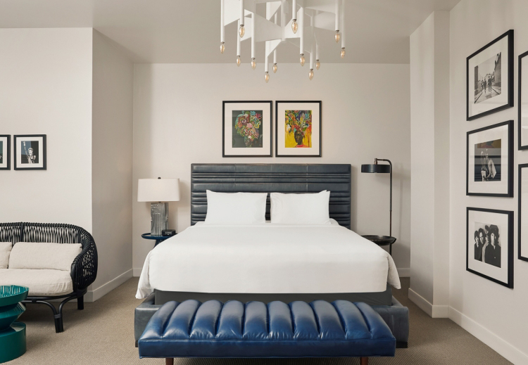 Andaz West Hollywood Panorama Suite Bed