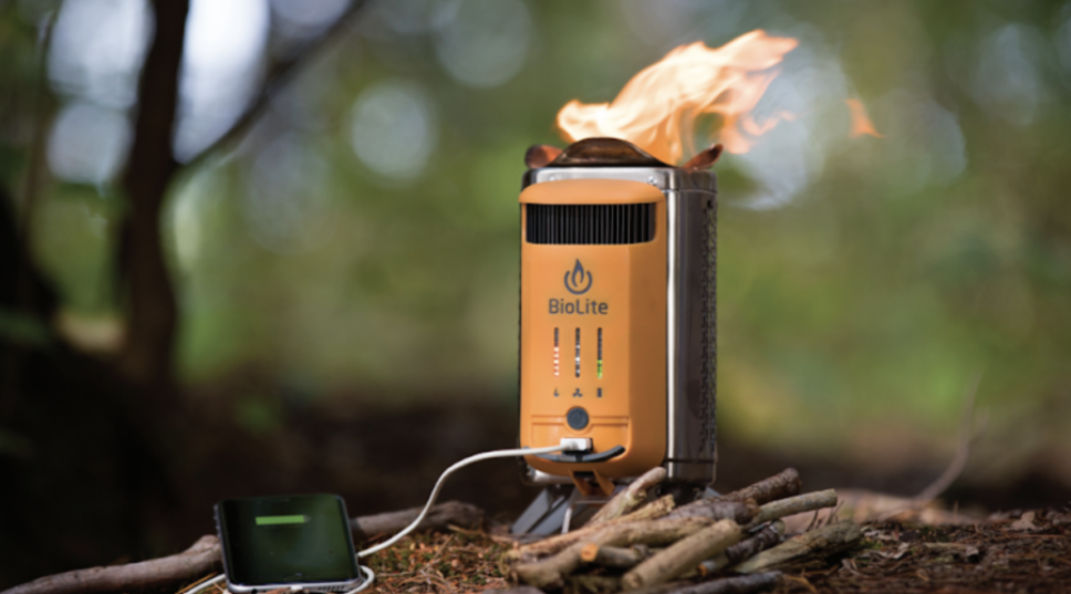 This Camp Stove Kit Doesn't Just Cook and Boil. It Charges Your Phone, Too