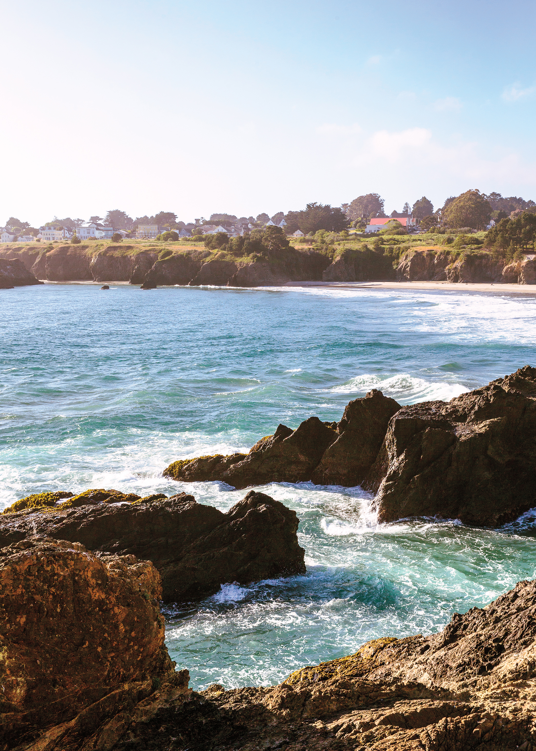 Mendocino, California coast