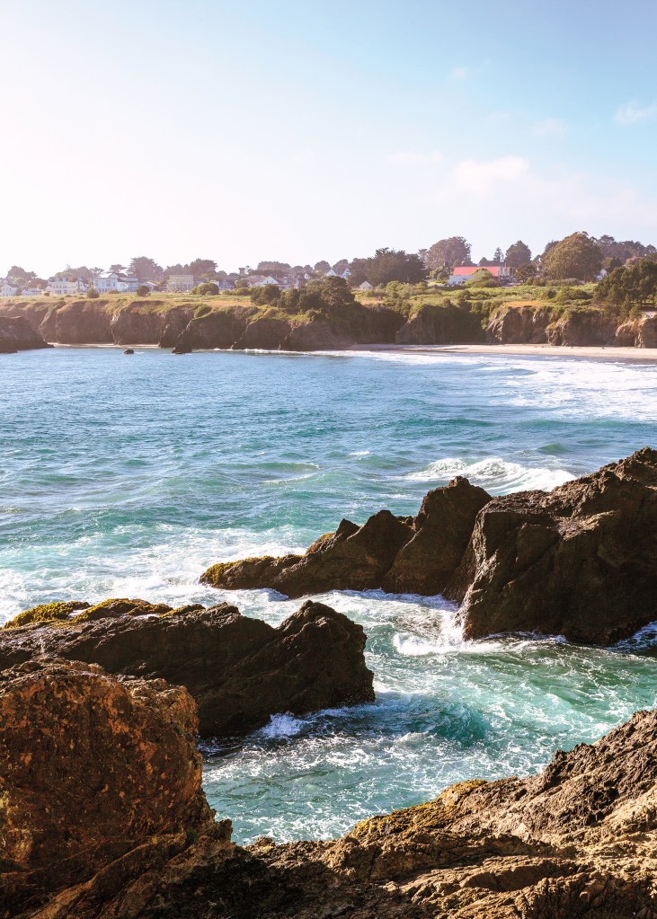 Mendocino, California coast