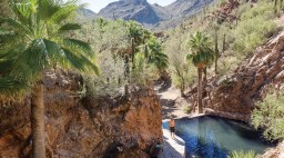 Castle Hot Springs Arizona desert view