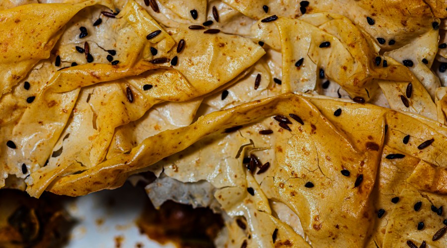 Chickpea, Spinach, and Potato Samosa Pie