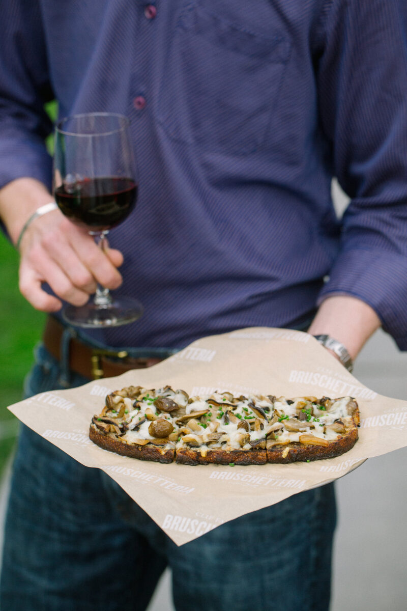 Funghi Bruschetta from the Bruschetteria Food Truck paired with Kit's Killer Cab Cabernet Sauvignon (2).jpg