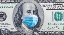 Ben Franklin with a Mask