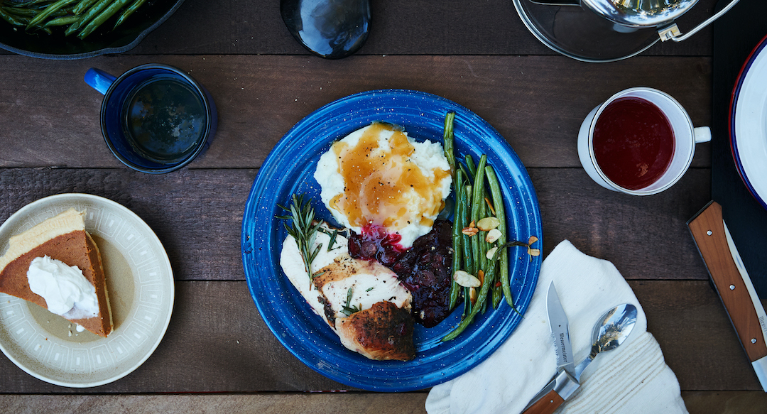 Celebrate Thanksgiving by making your feast outdoors with tips from Adam Glick