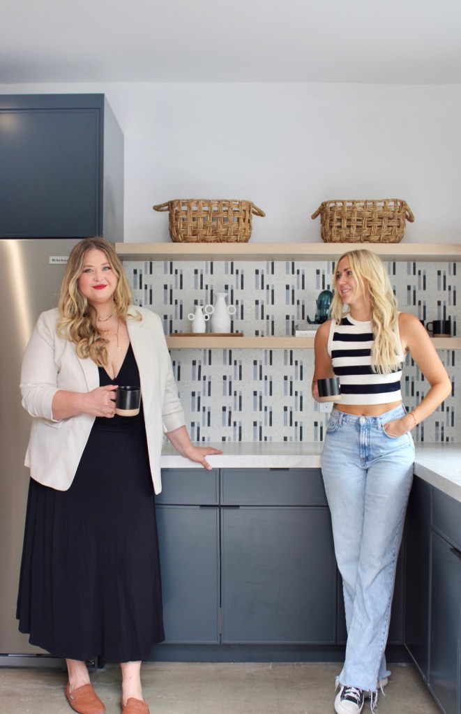 Georgie Smith and Hilary Gibbs, the founders of LIVDEN