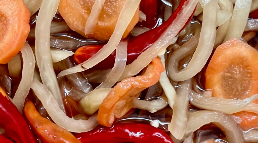 dried pickles sesame lunar new year