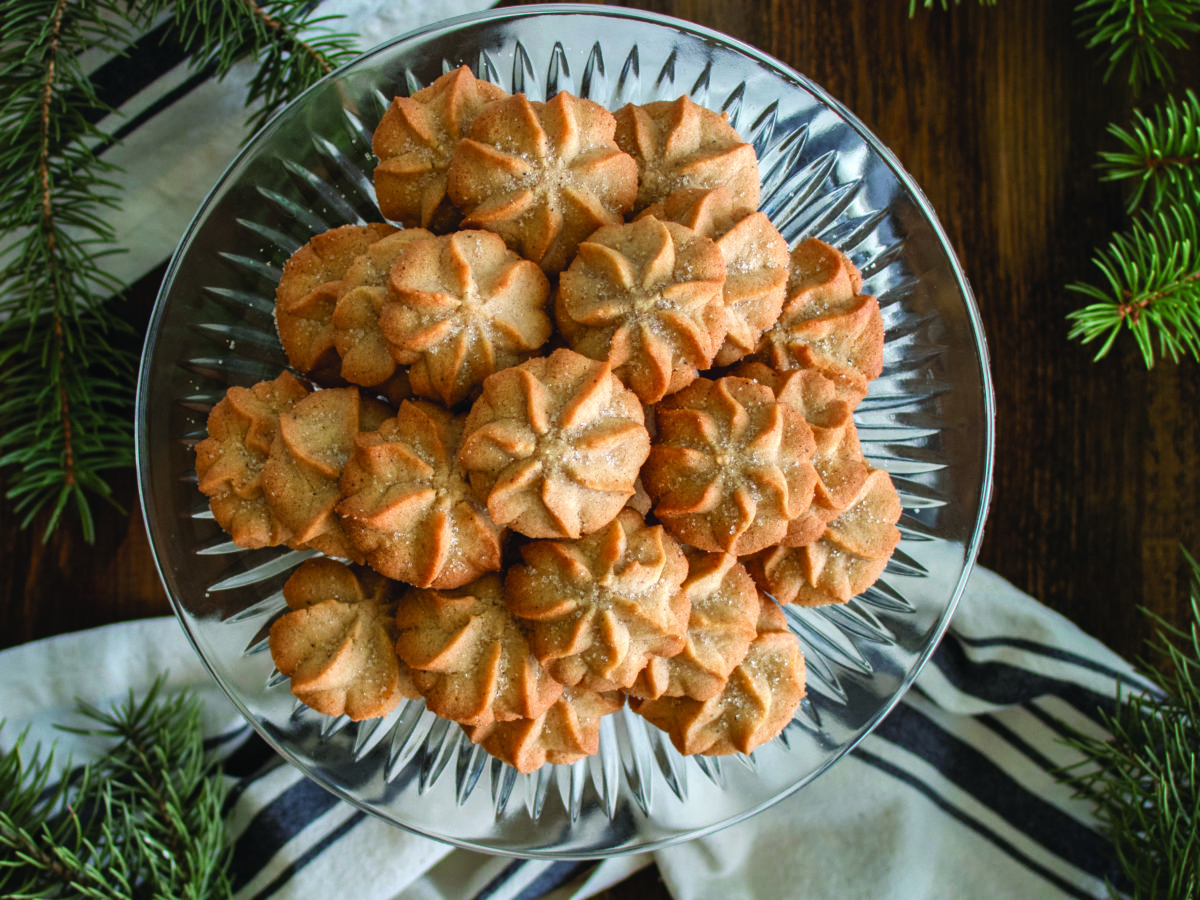 Gingerbread Spritz Cookies - My Sequined Life