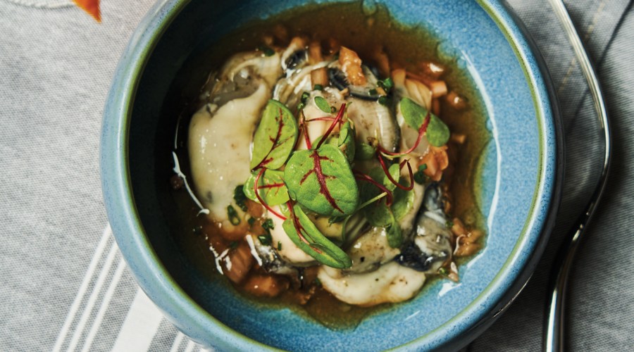 Musang's Daing na Talaba (Smoked Oysters with Spiced Vinegar) recipe