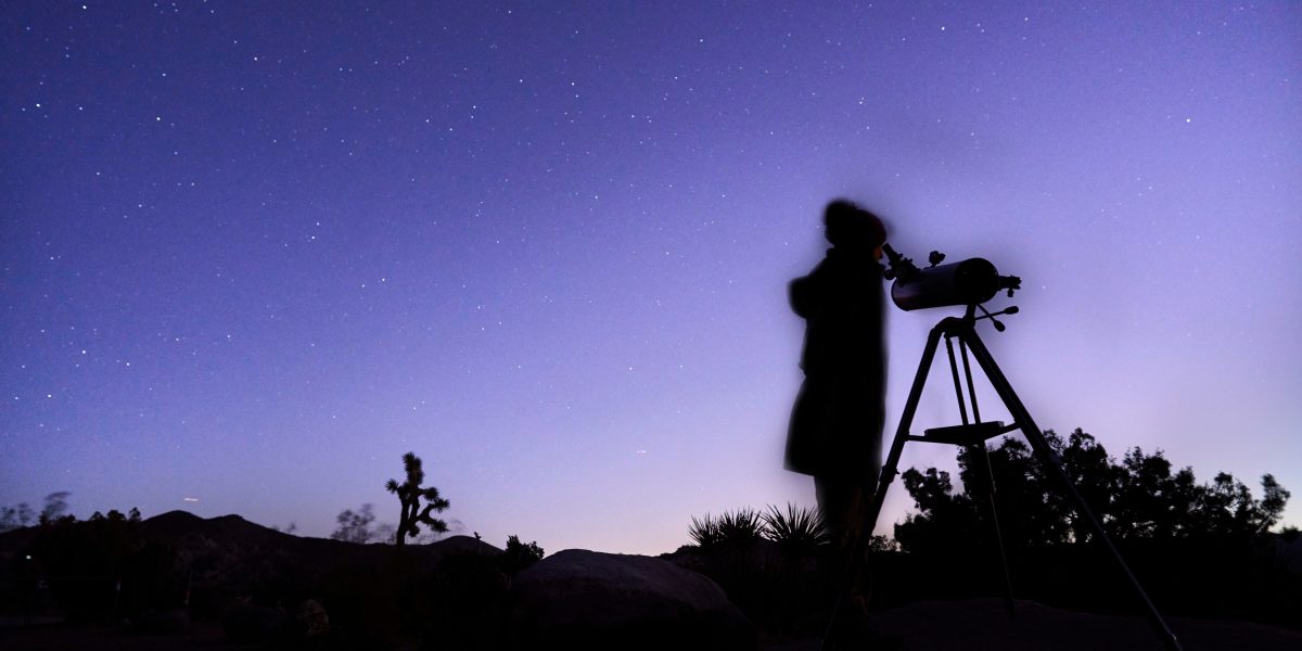 Stargazing with a telescope