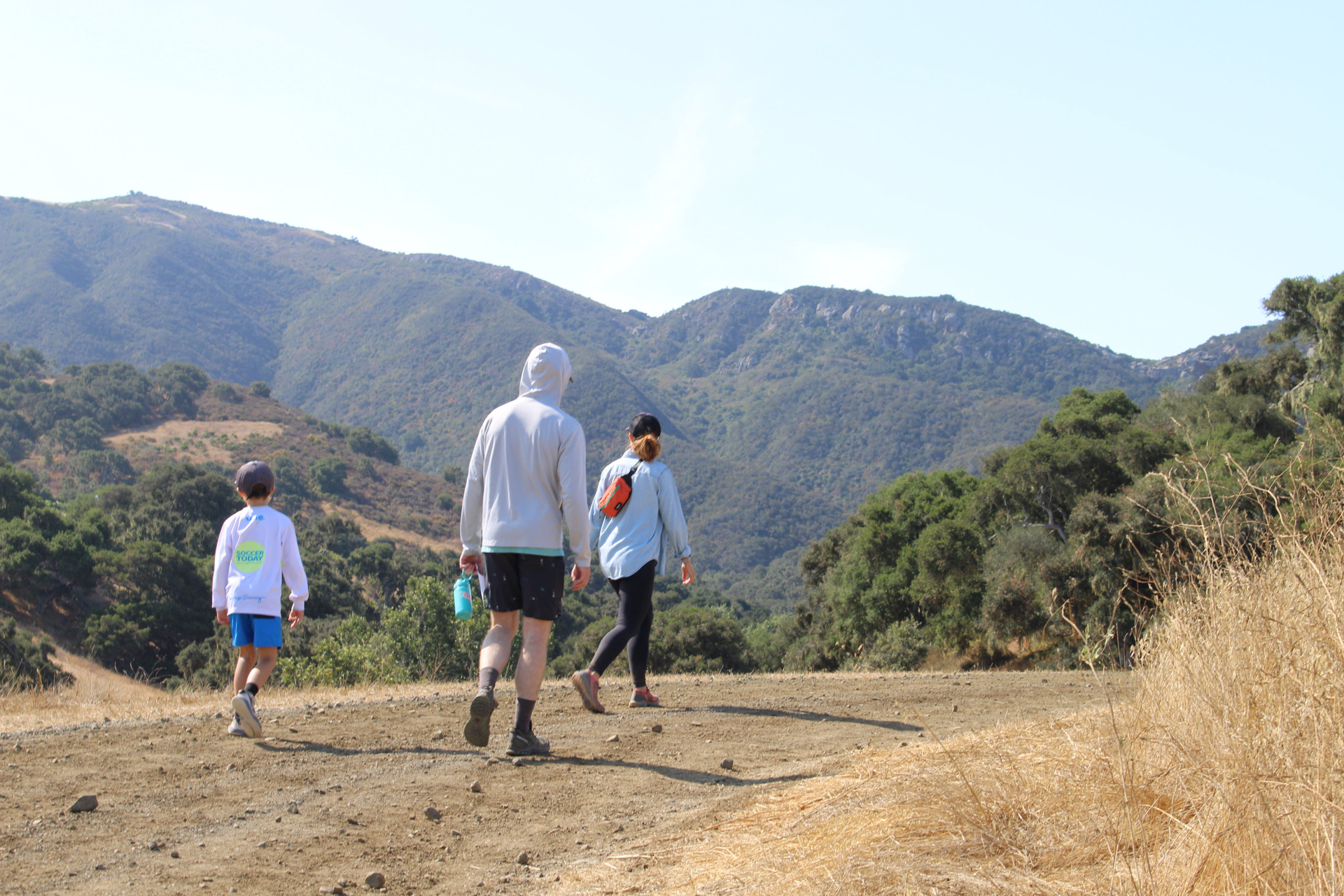 Walkers taking in the Mountain Views at Alma Rosa (staff photographer).JPG