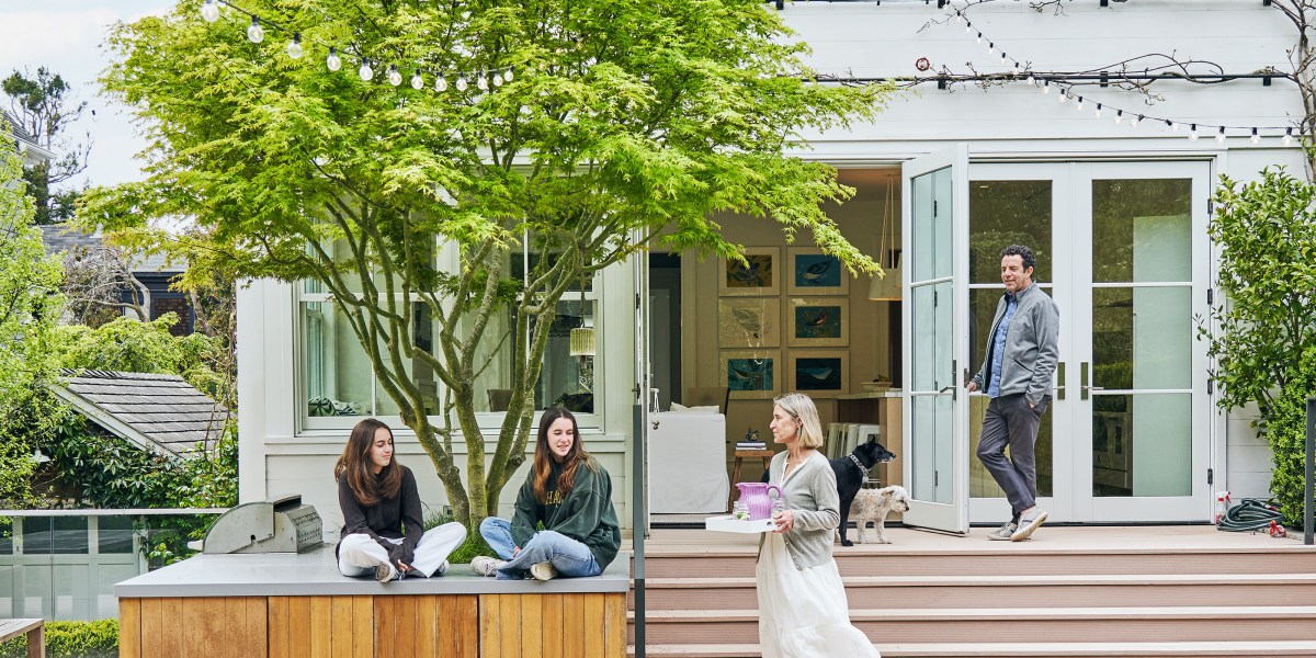 backyard of San Francisco home