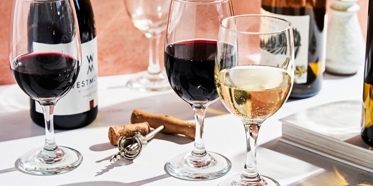 Sunset Wine Club glasses