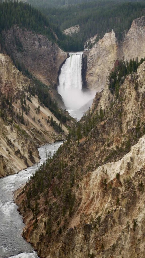 Yellowstone waterfall