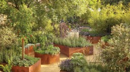 A Gardens Purpose Corten Steel Planters