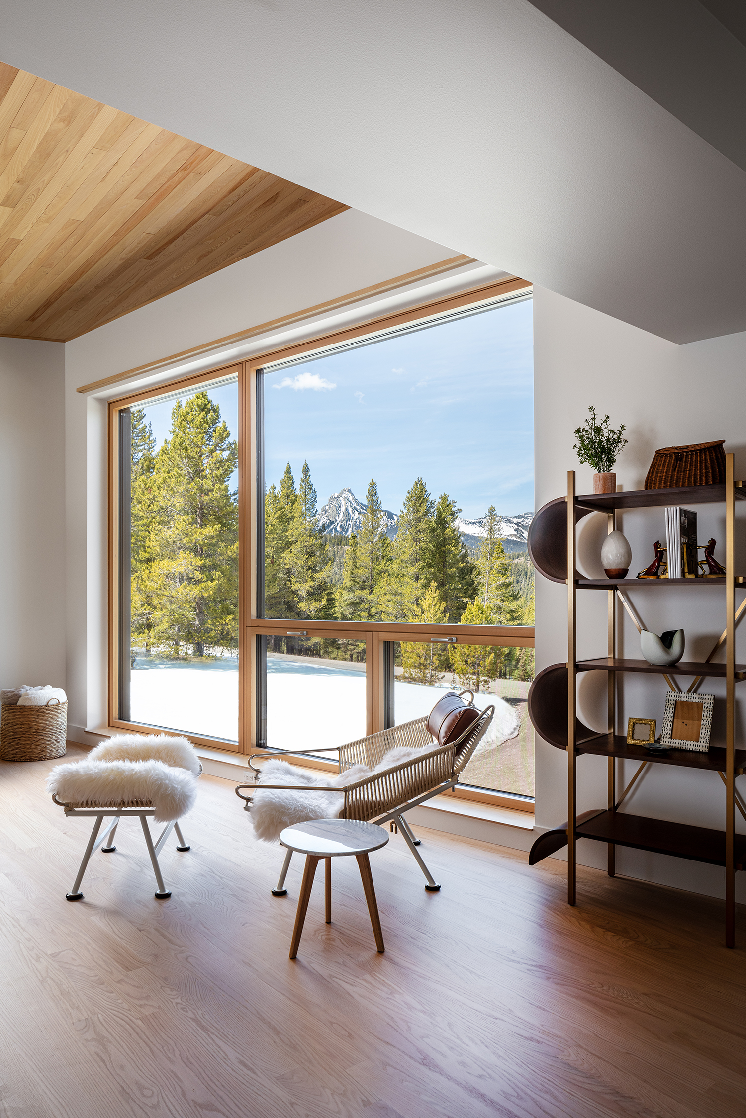 Accent Chair in Montana Passive House by Love Schack Architecture