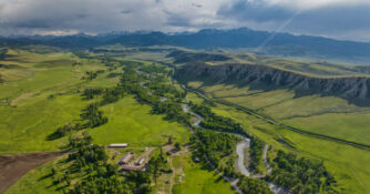 Aerial View Antlers Ranch