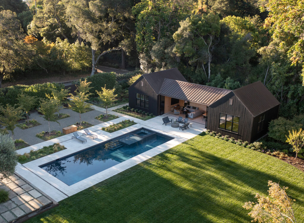 Aerial View of Hillsborough ADU