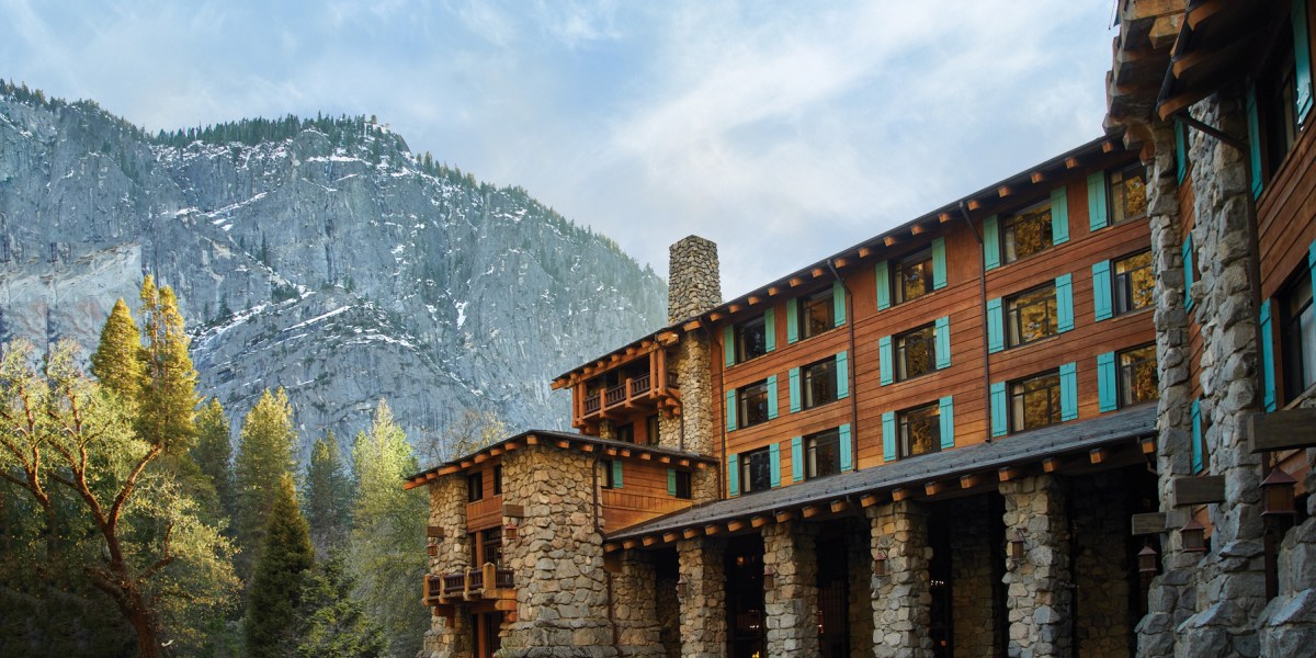 Ahwahnee Exterior Yosemite Lodge Book