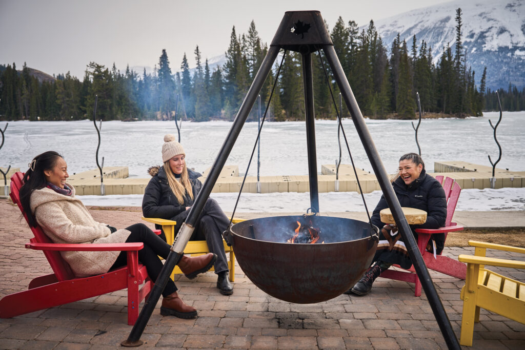 Warrior Women Talking Story at Jasper National Park