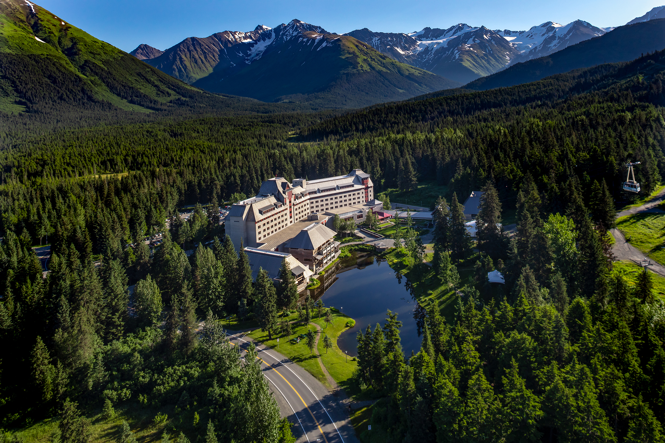 Alyeska Resort Aerial View