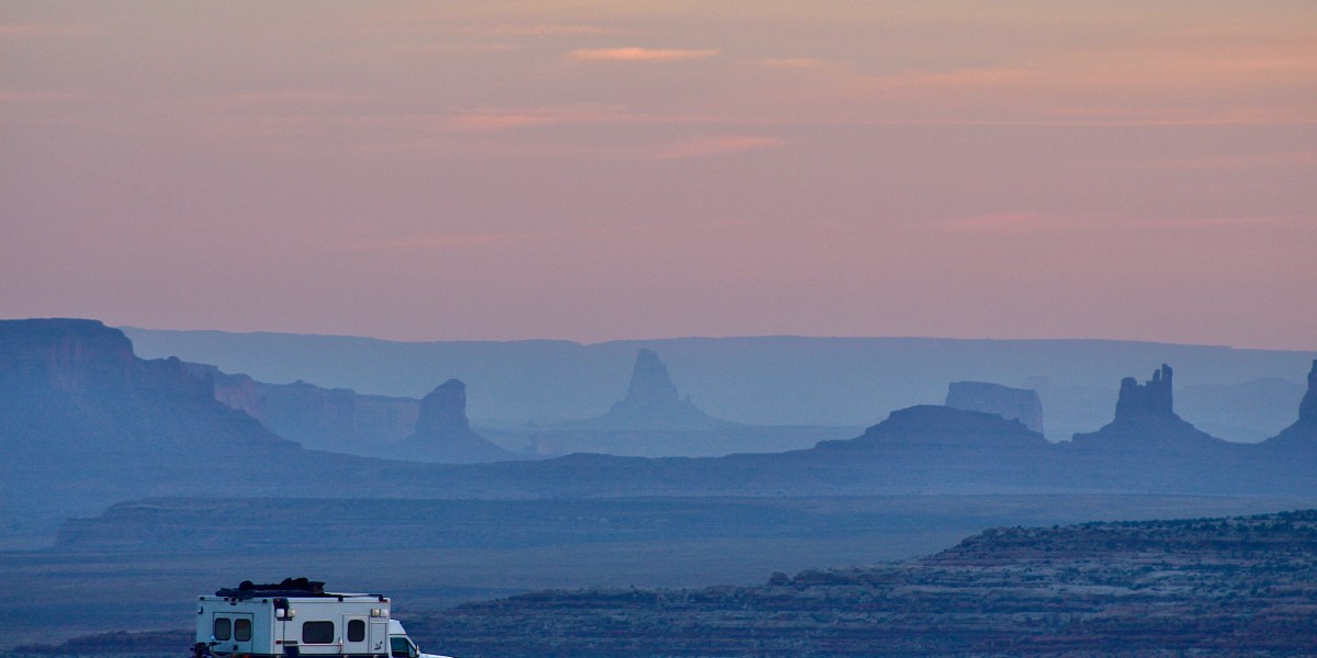 Ambulance Road Van in the desert