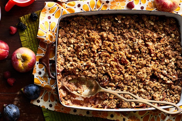 Apple Crisp with Brandy and Spices