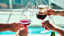 Ashes and Diamonds Wine Glass Toast