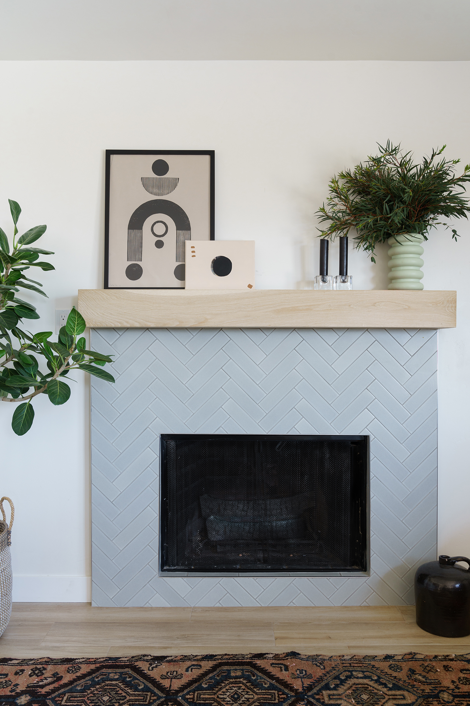 Asymmetry Fireplace by Makehouse Design