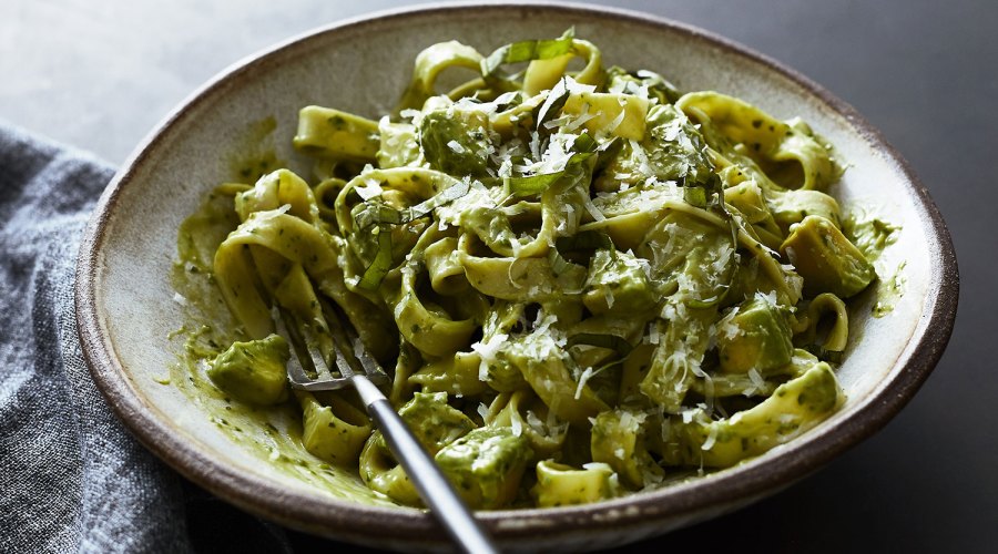 Avocado Pesto Pasta