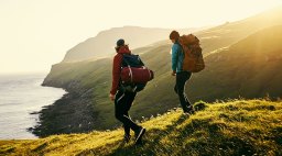 Backpackers Hiking