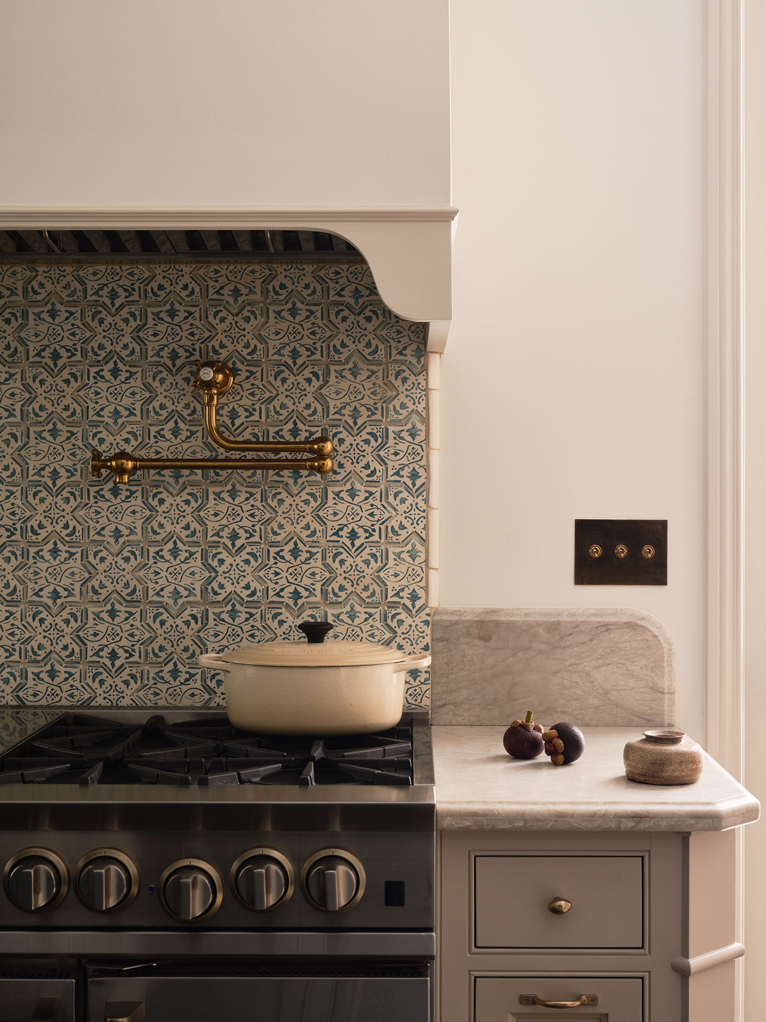 Backsplash in Piedmont Kitchen by Evgenia Merson