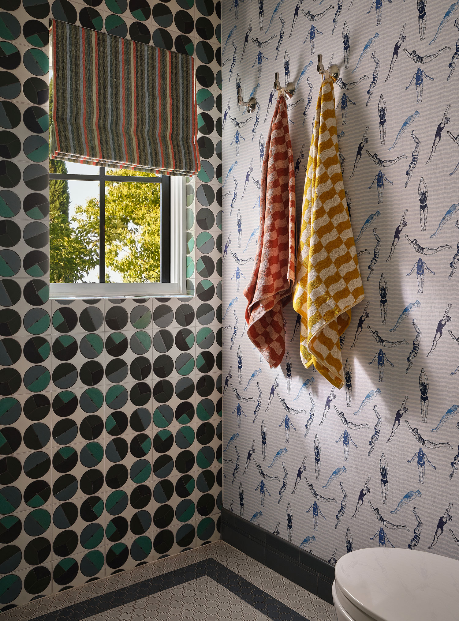 Bathroom in Pool House by Design Alchemy