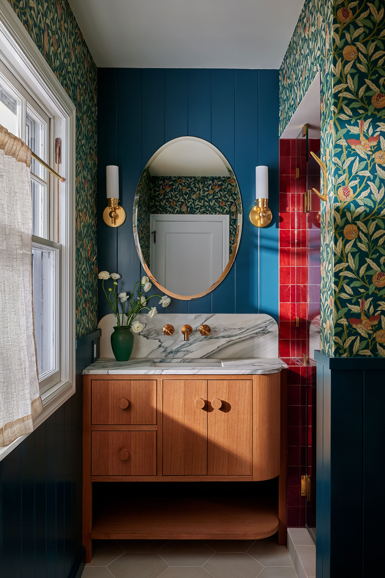 Bathroom Vanity in Portland Bathroom by Erica Leader