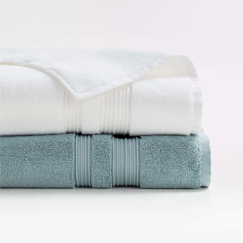 Parachute Turkish Cotton Waffle Bath Towel in Grey