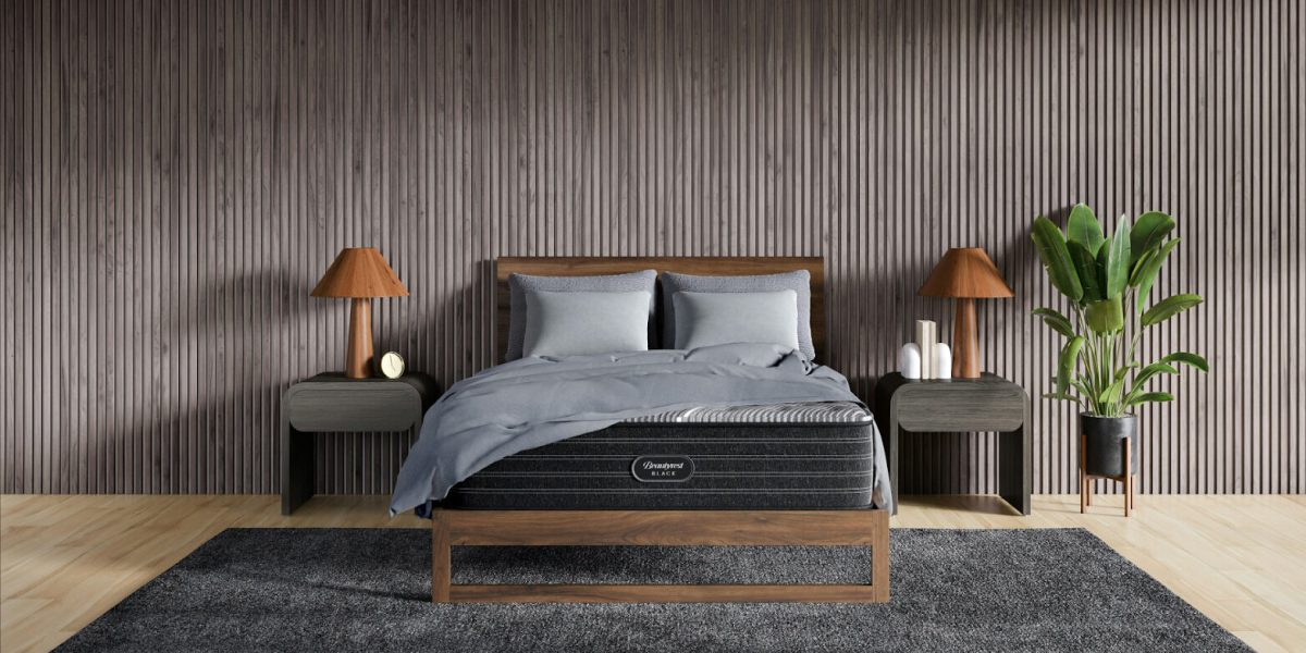 Beautyrest Black Mattress with Bedding
