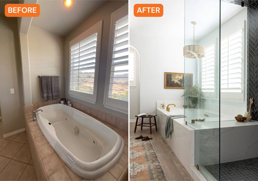 Before and After Bathtub JKB Design