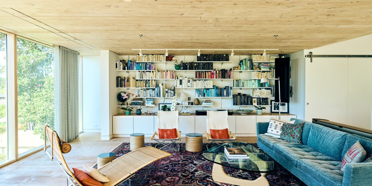 Berkeley Modern Living Space Bookshelves