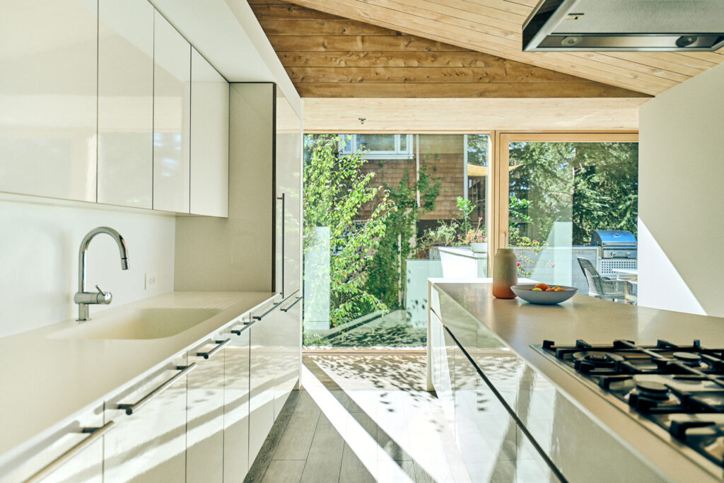 Berkeley Modern Minimalist White Kitchen