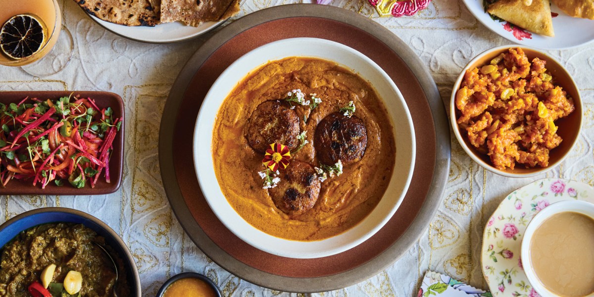 Besharam Food and Drink Overhead Shot