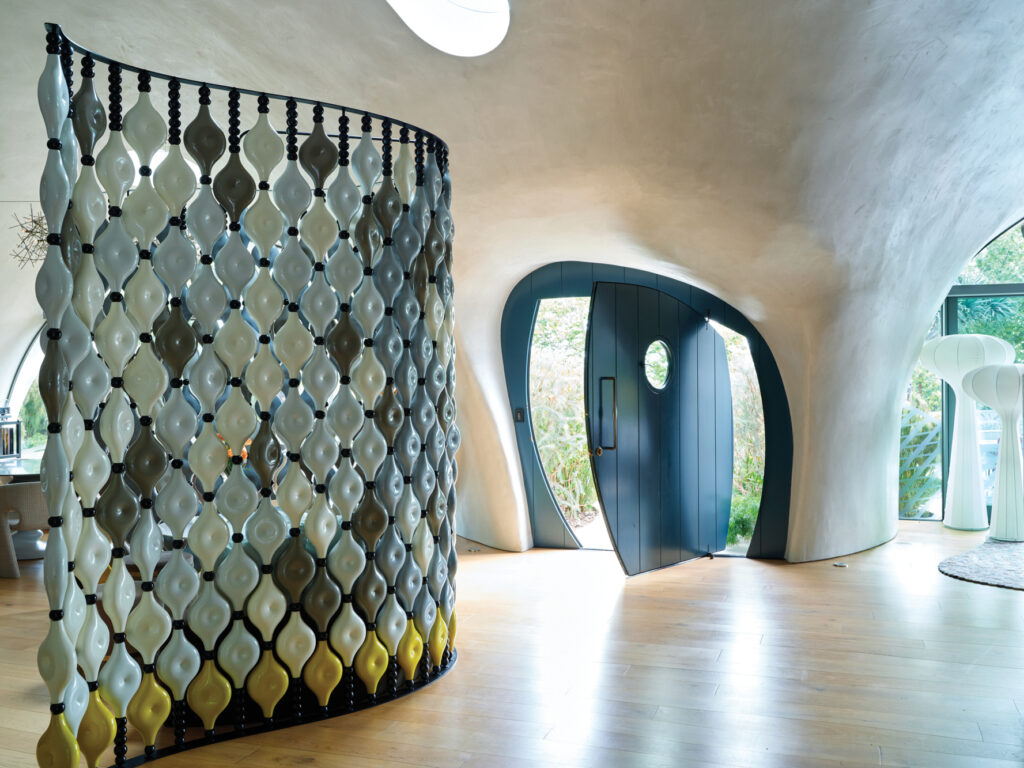 Interior Entryway with a Pivot Door