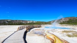 Biscuit Basin Sapphire Pool Yellowstone