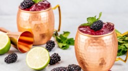 Cocktail in Copper Mug