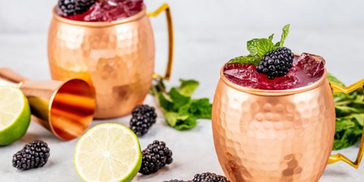 Cocktail in Copper Mug