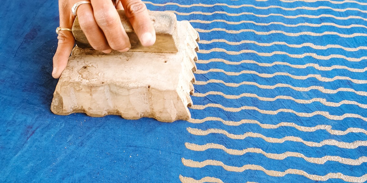 Traditional Block Printing in Jaipur, India