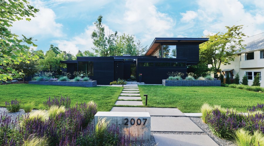 This Dramatic Black Colorado Ranch House Has It All (Plus, the Coziest Firepit We've Ever Seen)